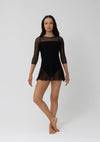 PRE-ORDER Studio 7 Amber Mesh Dress | Black