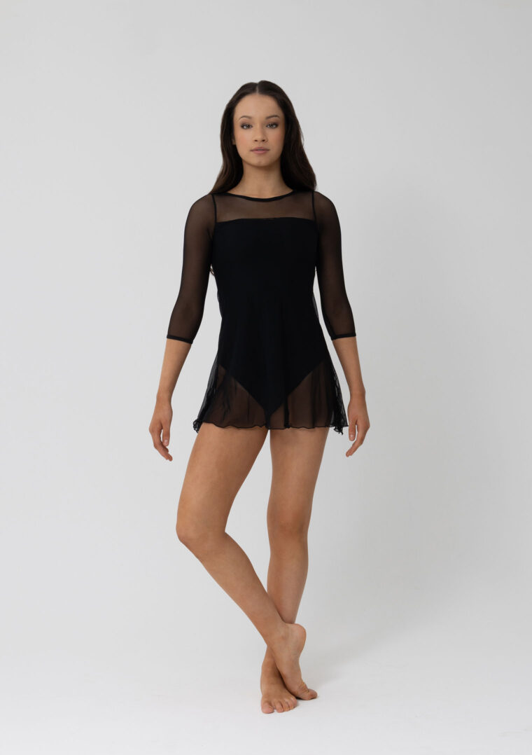 PRE-ORDER Studio 7 Amber Mesh Dress | Black