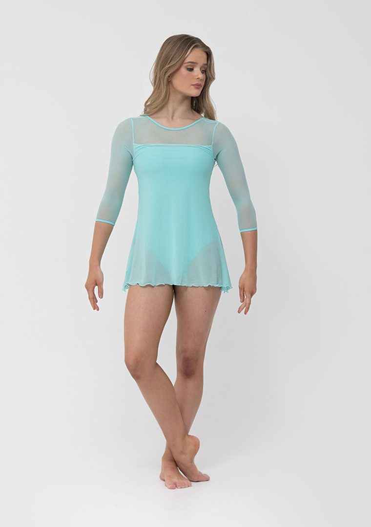 Studio 7 Amber Mesh Dress | Spearmint