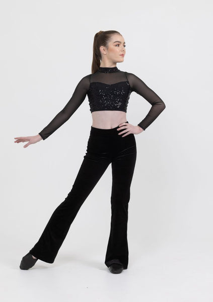 Down Town Long Sleeve Crop
