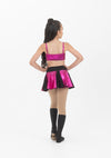 Studio 7 Metallic Cheer Skirt | Hot Pink