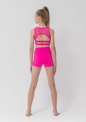 Studio 7 Molly Crop Top | Hot Pink