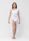 Studio 7 Convertible Mesh Overdress | White