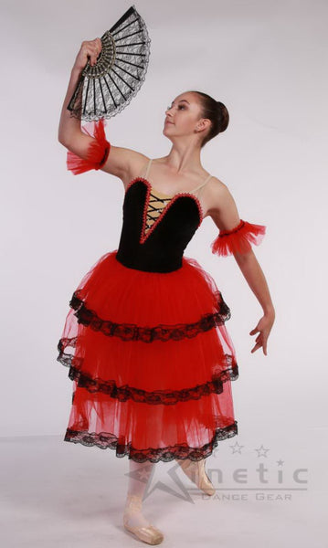 KITRI - SPANISH ROMANTIC TUTU + armbands