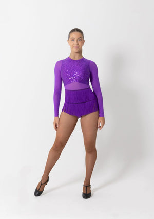 Studio 7 Liberty Sequin Leotard | Purple