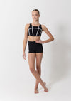 Studio 7 Livi Crop Top | Black/White