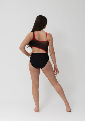 Studio 7 Lizzy Leotard | Black/Red