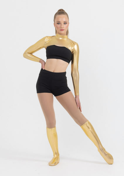 Studio 7 Spats | Metallic Gold | Dancewear Nation Australia