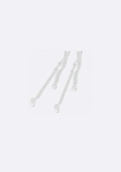 Clear shoulder straps for Bra on white background
