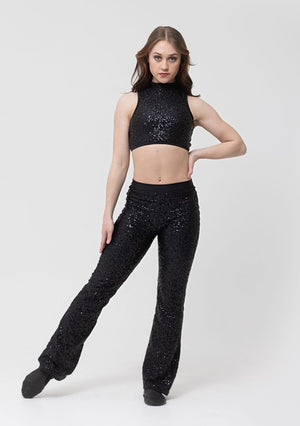 Studio 7 Sequin Stage Pants | Black