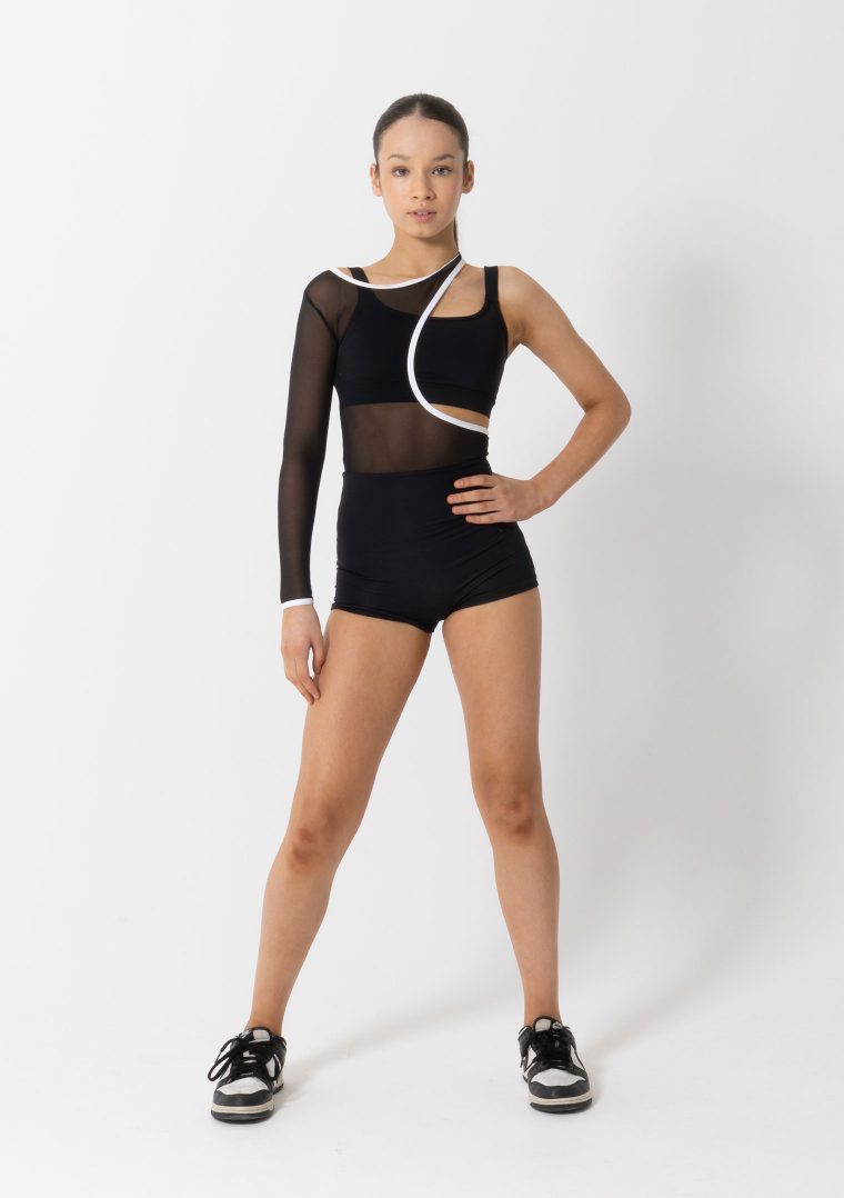 Studio 7 Tammy Biketard | Black / White