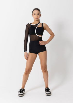 Studio 7 Tammy Biketard | Black / White