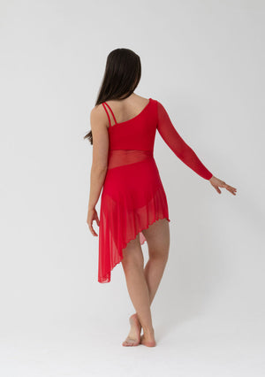 PRE-ORDER Studio 7 Tasha Lyrical Dress | Red