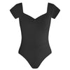 Energetiks Veronica Pleat Leotard | Black | Adult