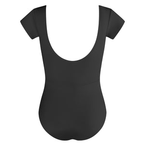 Energetiks Veronica Pleat Leotard | Black | Adult