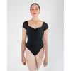 Energetiks Veronica Pleat Leotard | Black | Adult