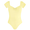 Energetiks Veronica Pleat Leotard | Lemon | Adult