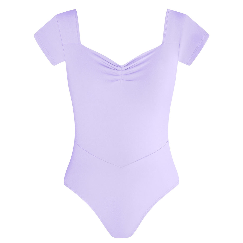 Energetiks Veronica Pleat Leotard | Lilac | Adult