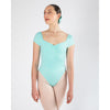Energetiks Veronica Pleat Leotard | Mint | Adult