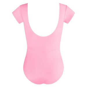 Energetiks Veronica Pleat Leotard | Petal Pink | Adult