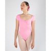 Energetiks Veronica Pleat Leotard | Petal Pink | Adult