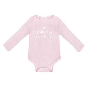 Long Sleeve Baby Romper | Ballerina