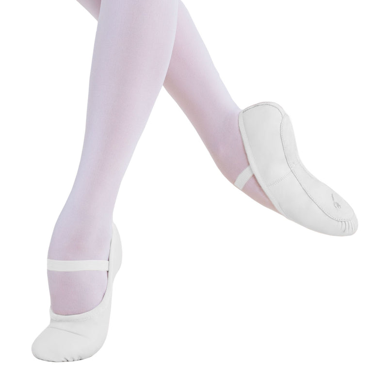 Energetiks Full Sole Ballet Shoe | White | Child