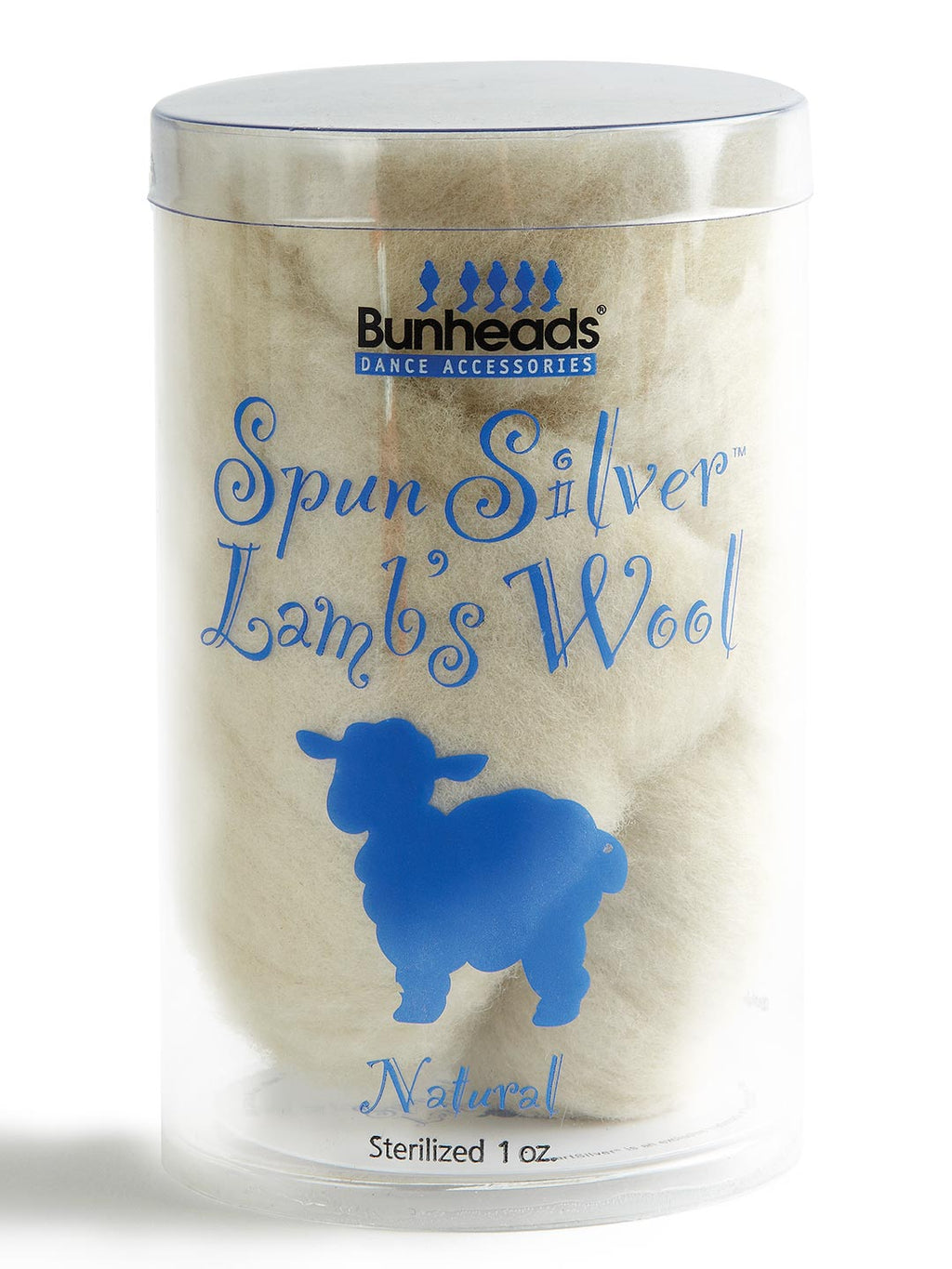 Bunheads Spun Silver Lambswool