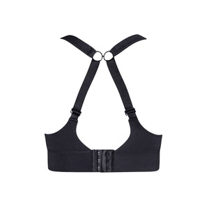 Energetiks Adjustable Bra Crop Top | Black (Adult)