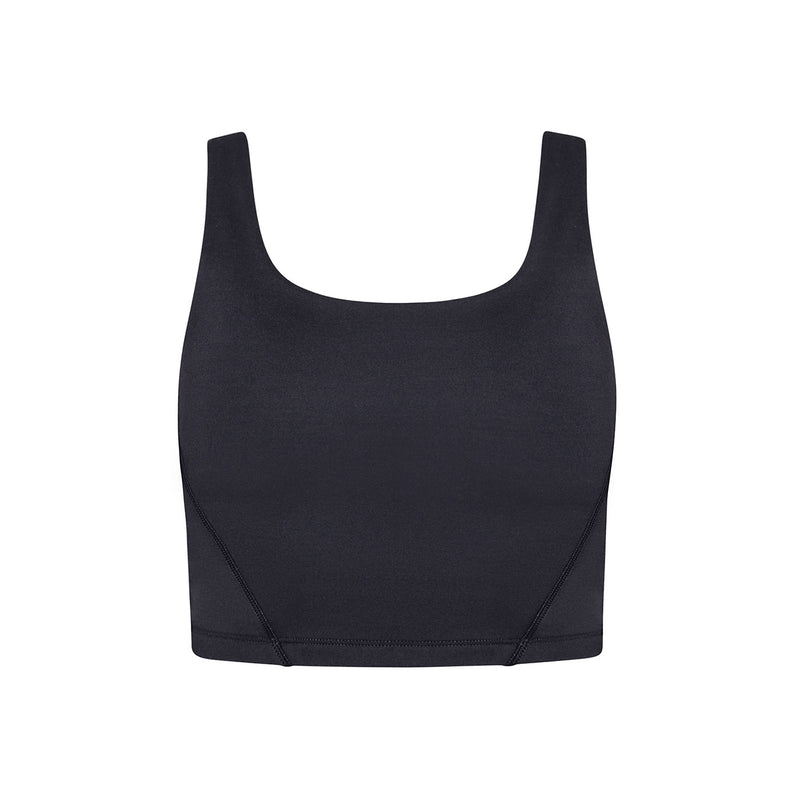 Energetiks Tori Crop Singlet | Black (Child)