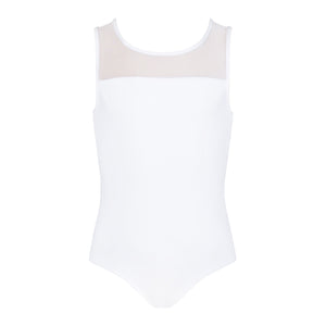 Energetiks Abby Mesh Leotard | White | Child