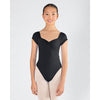 Energetiks Veronica Pleat Leotard | Black | Child