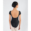 Energetiks Veronica Pleat Leotard | Black | Child