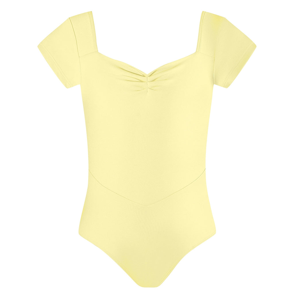 Energetiks Veronica Pleat Leotard | Lemon | Child