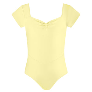Energetiks Veronica Pleat Leotard | Lemon | Child