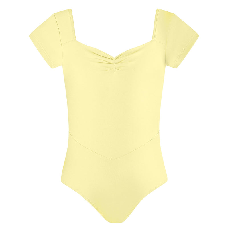 Energetiks Veronica Pleat Leotard | Lemon | Child