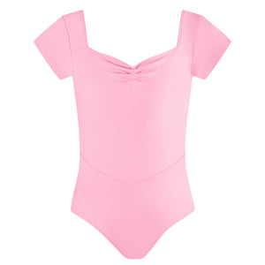Energetiks Veronica Pleat Leotard | Petal Pink | Child