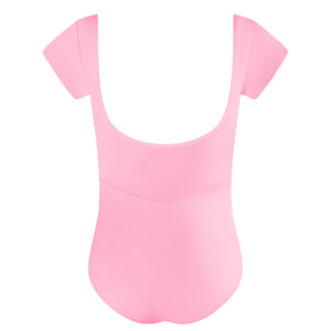 Energetiks Veronica Pleat Leotard | Petal Pink | Child
