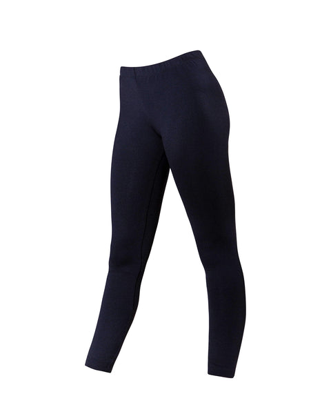 Black leggings on a white background