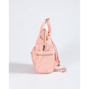 Energetiks Nova Small Quilted Backpack | Pink Champagne