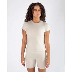 Energetiks Olympia Fitted Tee | Ivory Sands