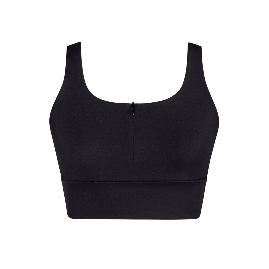 Energetiks Elysia Zip Crop Top | Black (Adult)