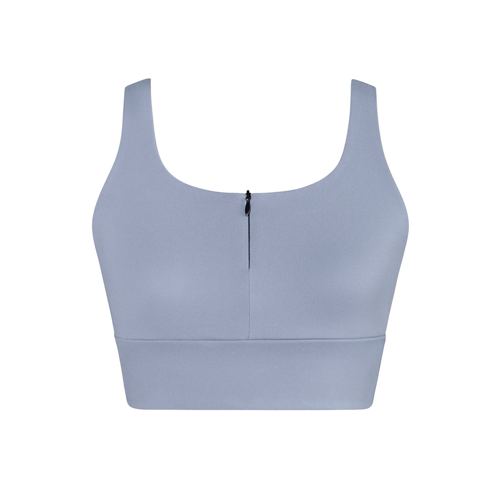 Energetiks Elysia Zip Crop Top | Silver Bullet (Adult)