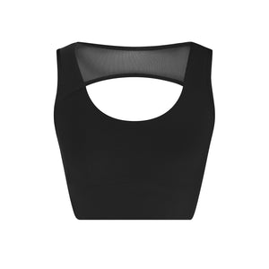 Energetiks Delta Crop Top | Black