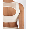 Energetiks Delta Crop Top | Ivory Sands