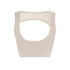 Energetiks Delta Crop Top | Ivory Sands