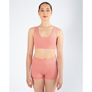 Energetiks Natalie 4-Way Crop Top | Coral Haze