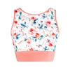 Energetiks Natalie 4-Way Crop Top | Coral Haze