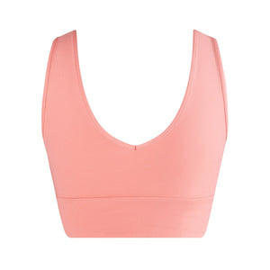 Energetiks Natalie 4-Way Crop Top | Coral Haze