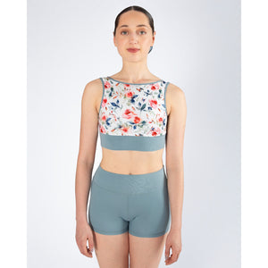 Energetiks Natalie 4-Way Crop Top | Stone Blue